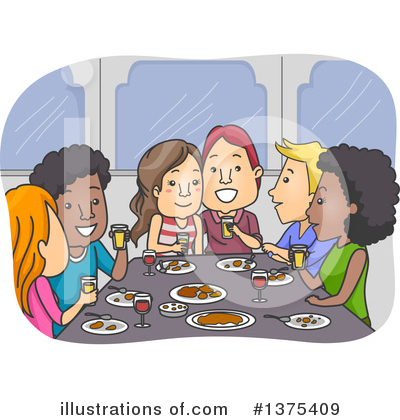 Dining Clipart #1375409 by BNP Design Studio