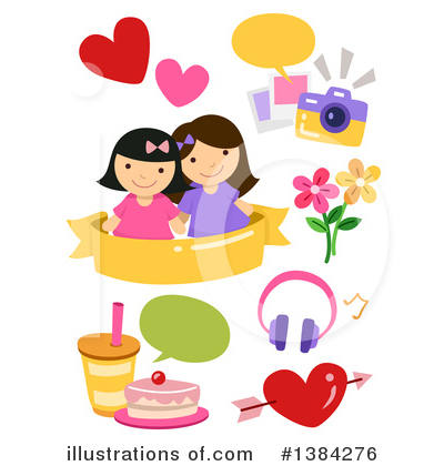 Royalty-Free (RF) Friends Clipart Illustration by BNP Design Studio - Stock Sample #1384276