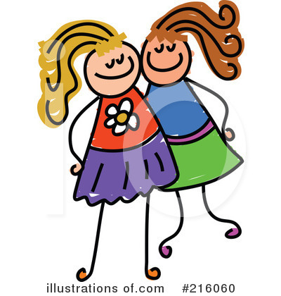 Royalty-Free (RF) Friends Clipart Illustration by Prawny - Stock Sample #216060