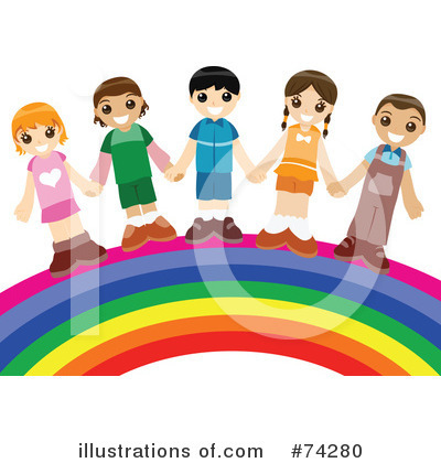 Royalty-Free (RF) Friendship Clipart Illustration by BNP Design Studio - Stock Sample #74280