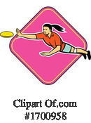 Frisbee Clipart #1700958 by patrimonio