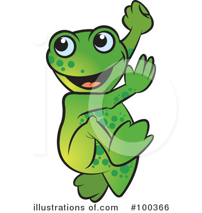 Royalty-Free (RF) Frog Clipart Illustration by Lal Perera - Stock Sample #100366