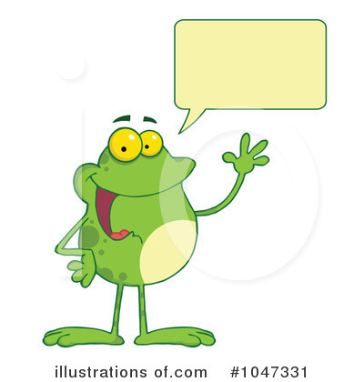 Royalty-Free (RF) Frog Clipart Illustration by Hit Toon - Stock Sample #1047331