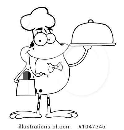 Waiter Clipart #1047345 by Hit Toon