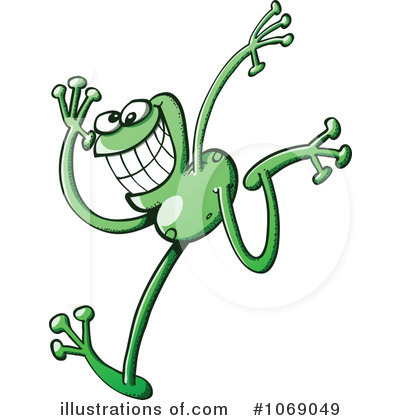 Royalty-Free (RF) Frog Clipart Illustration by Zooco - Stock Sample #1069049