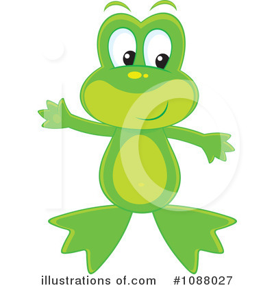 Royalty-Free (RF) Frog Clipart Illustration by Alex Bannykh - Stock Sample #1088027