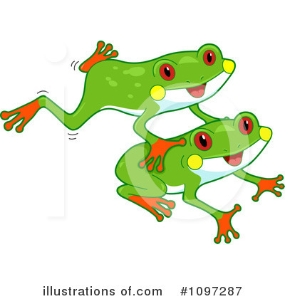 Royalty-Free (RF) Frog Clipart Illustration by BNP Design Studio - Stock Sample #1097287