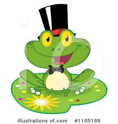 Royalty-Free (RF) Frog Clipart Illustration by Hit Toon - Stock Sample #1105186