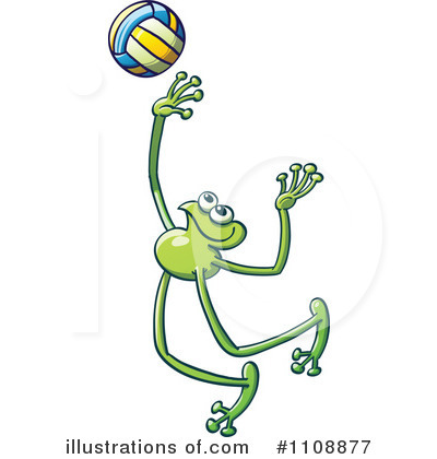Royalty-Free (RF) Frog Clipart Illustration by Zooco - Stock Sample #1108877
