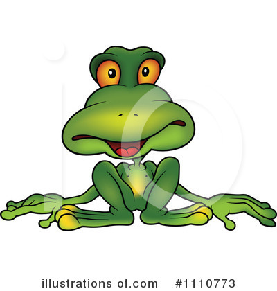Royalty-Free (RF) Frog Clipart Illustration by dero - Stock Sample #1110773