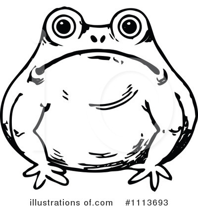 Royalty-Free (RF) Frog Clipart Illustration by Prawny Vintage - Stock Sample #1113693