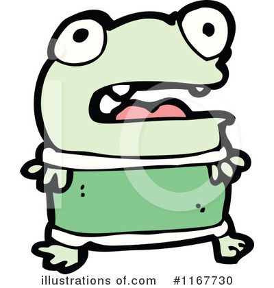 Royalty-Free (RF) Frog Clipart Illustration by lineartestpilot - Stock Sample #1167730