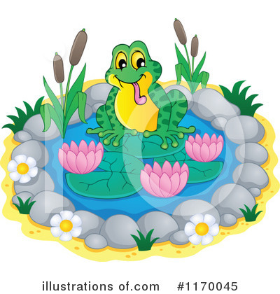 Royalty-Free (RF) Frog Clipart Illustration by visekart - Stock Sample #1170045