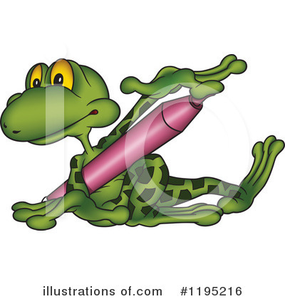 Royalty-Free (RF) Frog Clipart Illustration by dero - Stock Sample #1195216