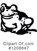 Frog Clipart #1208847 by Prawny Vintage