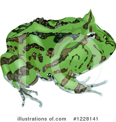 Royalty-Free (RF) Frog Clipart Illustration by dero - Stock Sample #1228141