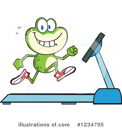 Royalty-Free (RF) Frog Clipart Illustration by Hit Toon - Stock Sample #1234705