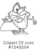 Frog Clipart #1240204 by toonaday