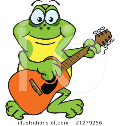 Royalty-Free (RF) Frog Clipart Illustration by Dennis Holmes Designs - Stock Sample #1279256