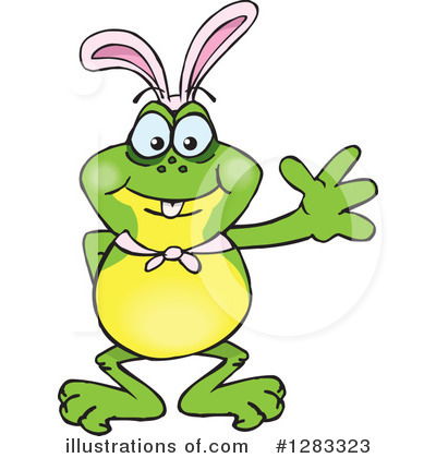 Royalty-Free (RF) Frog Clipart Illustration by Dennis Holmes Designs - Stock Sample #1283323