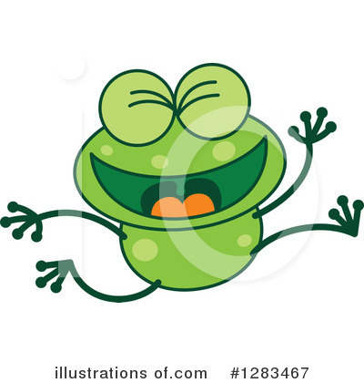 Royalty-Free (RF) Frog Clipart Illustration by Zooco - Stock Sample #1283467
