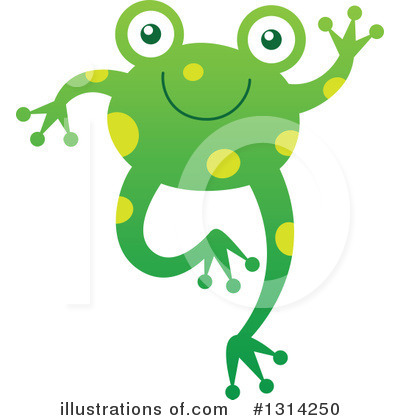 Royalty-Free (RF) Frog Clipart Illustration by Zooco - Stock Sample #1314250