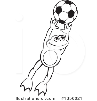 Soccer Ball Clipart #1356021 by Lal Perera