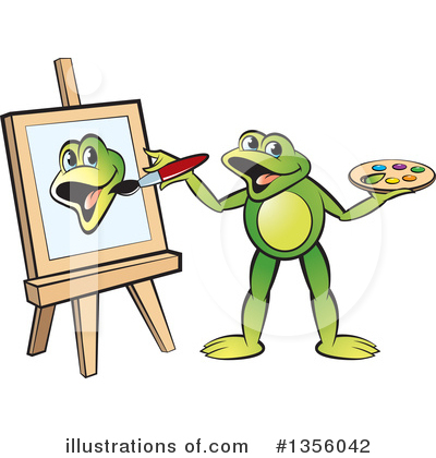 Painting Clipart #1356042 by Lal Perera
