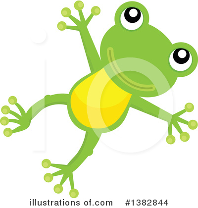 Royalty-Free (RF) Frog Clipart Illustration by visekart - Stock Sample #1382844