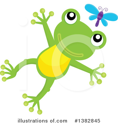 Royalty-Free (RF) Frog Clipart Illustration by visekart - Stock Sample #1382845