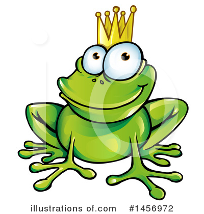 Frog Prince Clipart #1456972 by Domenico Condello