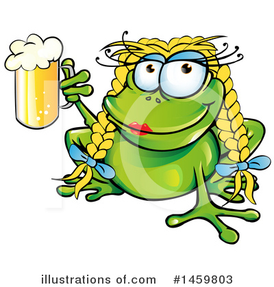 Royalty-Free (RF) Frog Clipart Illustration by Domenico Condello - Stock Sample #1459803