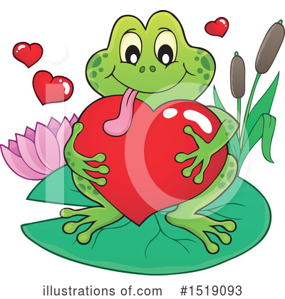 Royalty-Free (RF) Frog Clipart Illustration by visekart - Stock Sample #1519093
