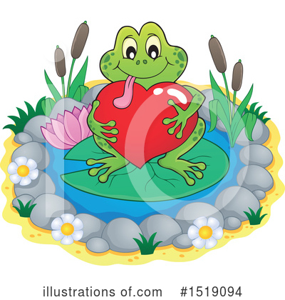 Royalty-Free (RF) Frog Clipart Illustration by visekart - Stock Sample #1519094
