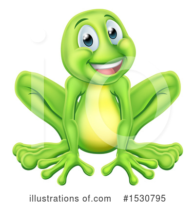 Frogs Clipart #1530795 by AtStockIllustration