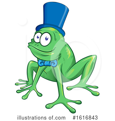 Royalty-Free (RF) Frog Clipart Illustration by Domenico Condello - Stock Sample #1616843