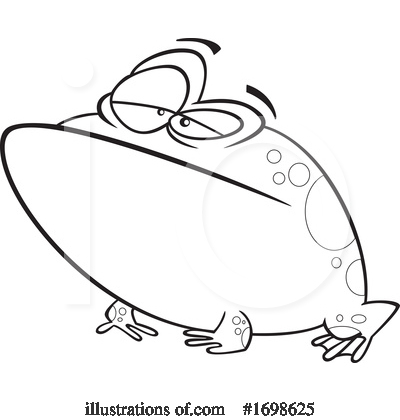 Royalty-Free (RF) Frog Clipart Illustration by toonaday - Stock Sample #1698625