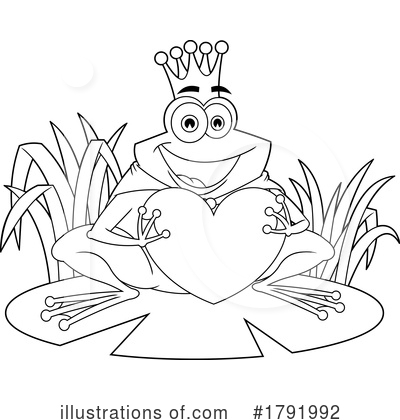 Royalty-Free (RF) Frog Clipart Illustration by Hit Toon - Stock Sample #1791992