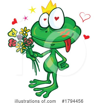 Royalty-Free (RF) Frog Clipart Illustration by Domenico Condello - Stock Sample #1794456