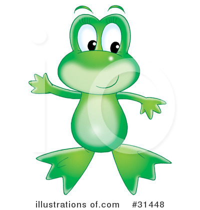 Royalty-Free (RF) Frog Clipart Illustration by Alex Bannykh - Stock Sample #31448