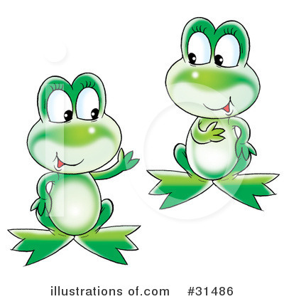 Royalty-Free (RF) Frog Clipart Illustration by Alex Bannykh - Stock Sample #31486