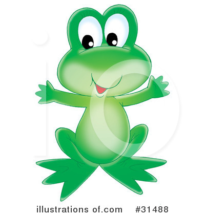 Royalty-Free (RF) Frog Clipart Illustration by Alex Bannykh - Stock Sample #31488