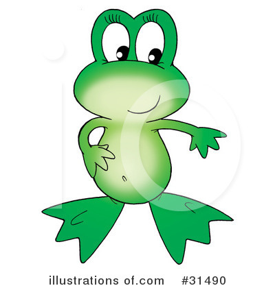 Royalty-Free (RF) Frog Clipart Illustration by Alex Bannykh - Stock Sample #31490