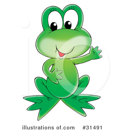 Royalty-Free (RF) Frog Clipart Illustration by Alex Bannykh - Stock Sample #31491