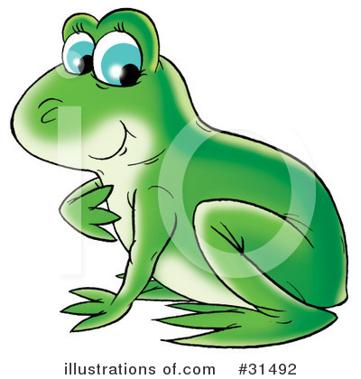 Royalty-Free (RF) Frog Clipart Illustration by Alex Bannykh - Stock Sample #31492