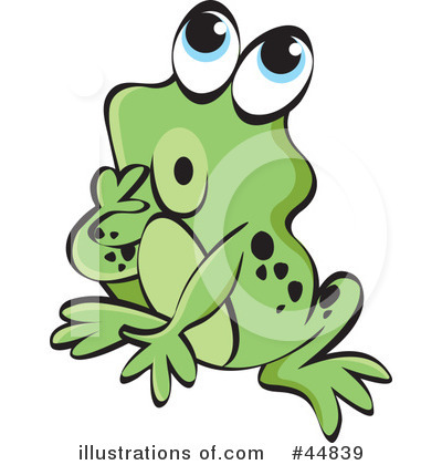 Royalty-Free (RF) Frog Clipart Illustration by Lal Perera - Stock Sample #44839