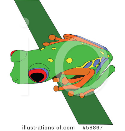 Royalty-Free (RF) Frog Clipart Illustration by kaycee - Stock Sample #58867