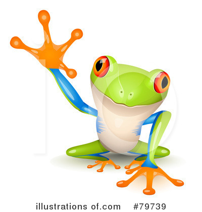 Royalty-Free (RF) Frog Clipart Illustration by Oligo - Stock Sample #79739