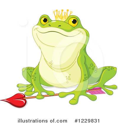 Royalty-Free (RF) Frog Prince Clipart Illustration by Pushkin - Stock Sample #1229831