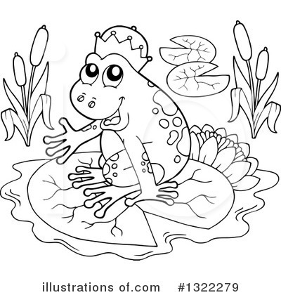 Royalty-Free (RF) Frog Prince Clipart Illustration by visekart - Stock Sample #1322279